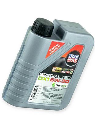 Масло моторное liqui moly 5w-30 special tec dx1 genuine parts 1л