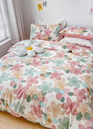 Постільна білизна полікотон квіткова любов двоспальний
