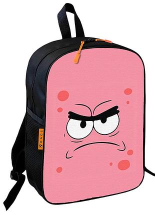 Рюкзак шкільний дитячий 36х27см губка боб патрік стар з принтом для хлопчика (00644)