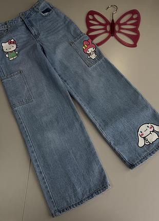 Джинси широкі kitti 10