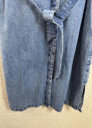Джинсова сукня міді 5