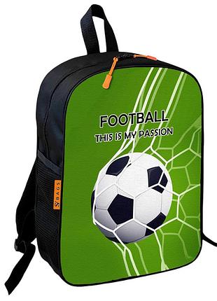Рюкзак шкільний дитячий 36х27см з футбольним м'ячем для хлопчика (00742)