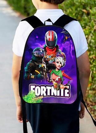 Рюкзак детский фортнайт"fortnite", 34х27см,городской ранец для мальчика с принтом (00411)