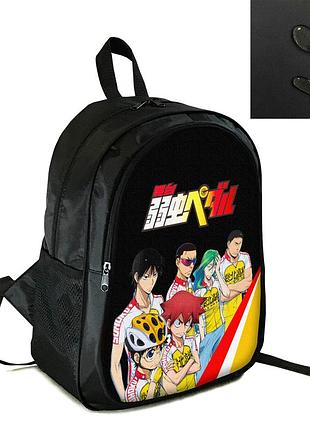 Рюкзак городской/школьный 38×28см с принтом аниме трусливый велосипедист/yowamushi pedal детский, подростковый, мужской (4120)