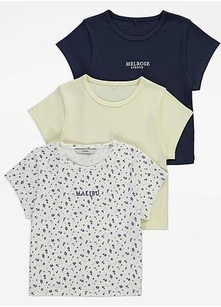 Футболка 8-9 р набір 3 шт george