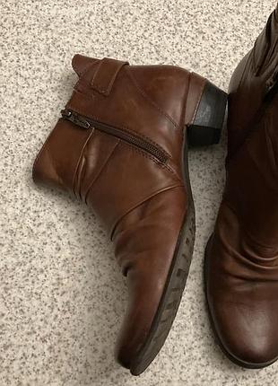 Кожаные ботиночки/39/ brend tamaris