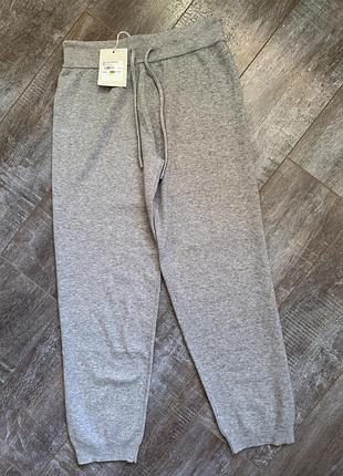 Сірі спортивні трикотажні штани