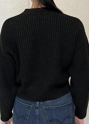 Чорний светр bershka 5