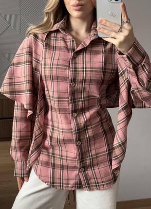 Рубашка в клетку 4
