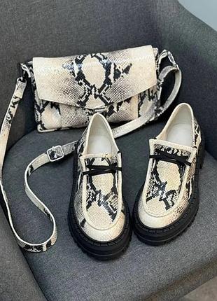 Эксклюзивные женские туфли из натуральной кожи