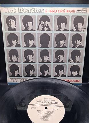 The beatles a hard day's night 1986 /платовка /винил /vinyl /vintage