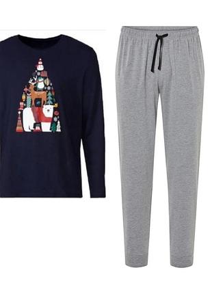 Mужская  пижама livergy м 48/50 хлопок 100% с бирками, в упаковке