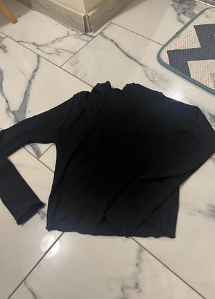 Лонгслів в рубрик гольф водолазка