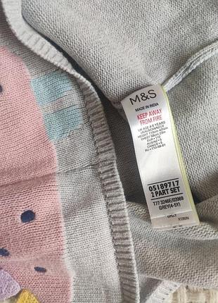 Сукня для дівчинки, бавовна, m&s, 5 років 3
