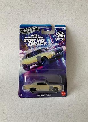 Тематична машинка хот вілс монте карло форсаж monte carlo hot wheels fast and furiuos