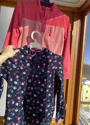 Лот 2 шт: флисовые кофты marks &amp; spencer на 12-13 лет (152-158 см)