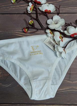 Труси сліп для дівчинки kiabi 110-116 білий 2