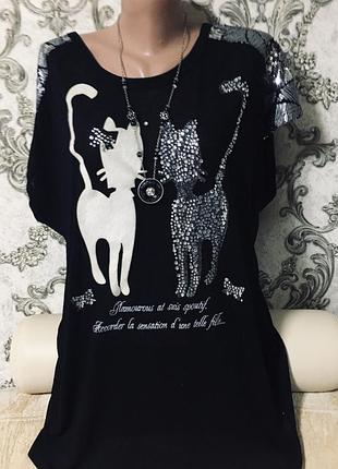 Шикарная футболка туника