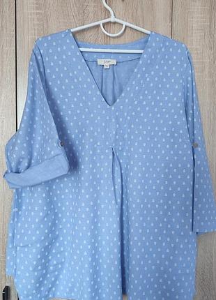 Гарнянка натуральная рубашка блуза блузка размер 54-56