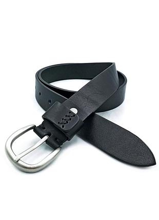 Женский кожаный ремень 3,3 х 105-120 см weatro черный zhin-itly-33k-0065 120 см