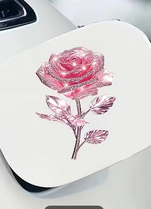 Наклейка самоклеющаяся с розой