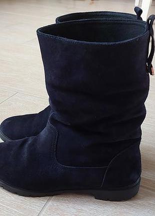 Зимові сапоги замшеві