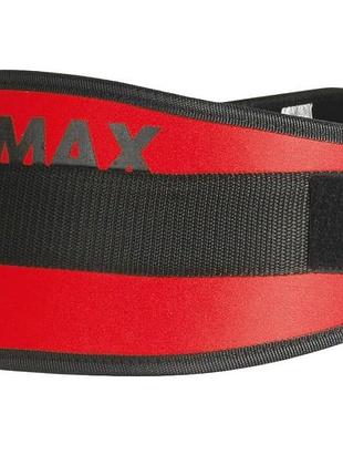 Пояс для важкої атлетики madmax mfb-421 simply the best неопреновий red xs