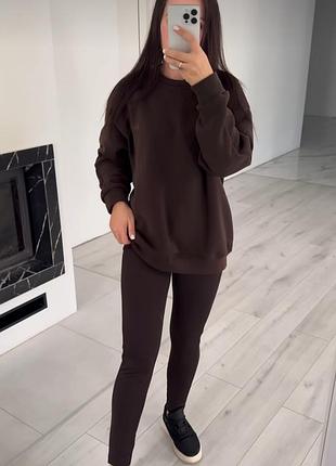 Женский костюм теплый двойка