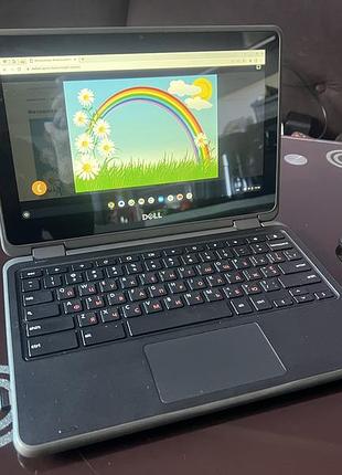 Планшет сенсорний трансформер с аndroid dell 3189/4-32/6 часов / вебка/ 1 кг