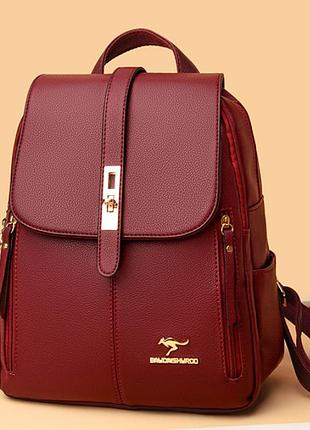 Якісний жіночий рюкзак міський прогулянковий рюкзачок для дівчат кенгуру