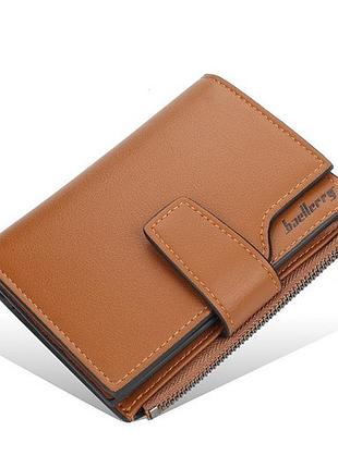 Женский мини кошелек клатч baellery коричневый