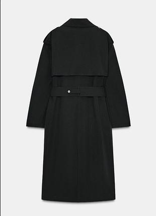 Плащ тренч zara 7