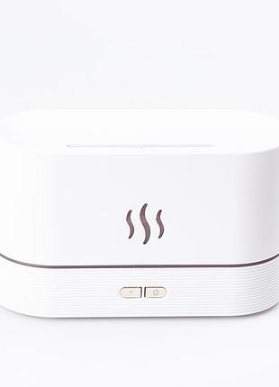 Увлажнитель воздуха flame aroma diffuser міні зволожувач повітря (білий) увлажнитель воздуха белый