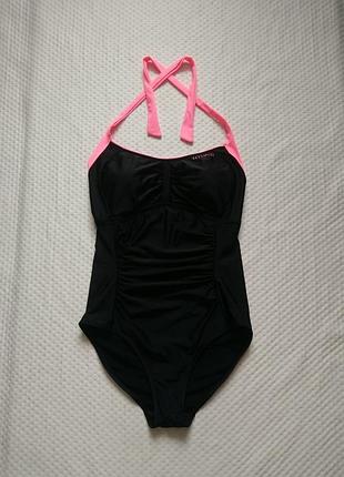 Купальник слитный черный