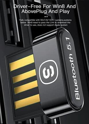 Bluetooth-адаптер essager mini bt5.0 adapter black 6