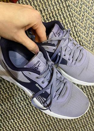 Кроссовки бу reebok lite 2.0 run, пастельного фиолетового цвета, 39 размер