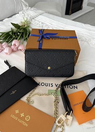 Louis vuitton felicie pochette black