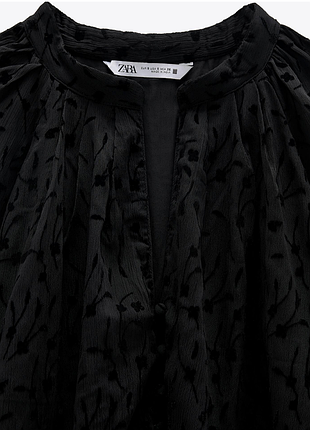 Шикарное черное короткое платье zara