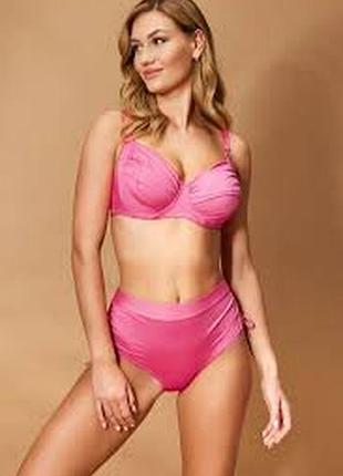Купальник роздільний розмір 48/14 чашка 85 d 38 d з оборками на кісточках