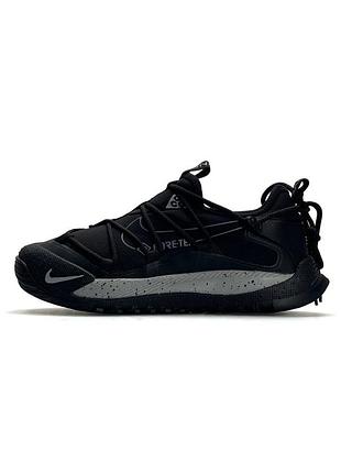 Чоловічі кросівки gore-tex waterproof nike acg terra antarktik low gtx black grey