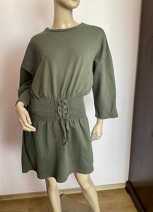 Бавовняна сукня- туніка- толстовка/ m/ brend boohoo