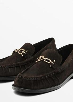 Лофери замшеві massimo dutti