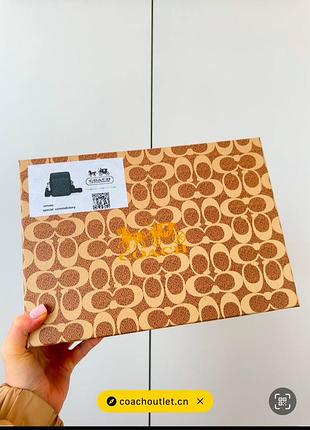 Барсетка coach чорний 4