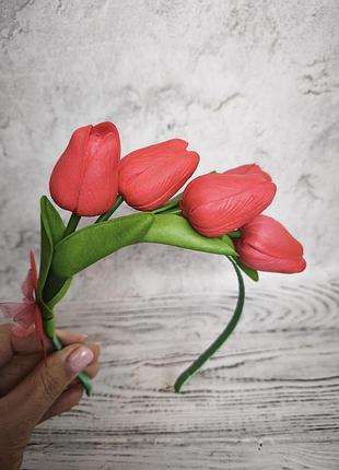 Обруч для образу тюльпан 🌷 2