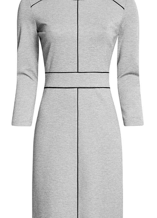 Жіноча сіра сукня з довгим рукавом oodie, міді, розмір xs