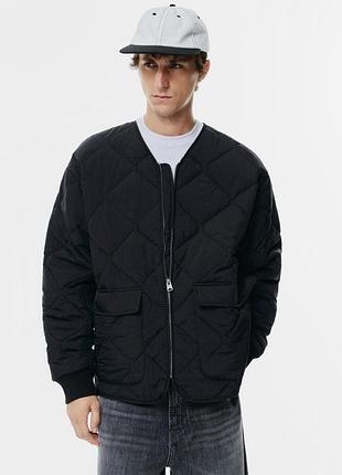 Куртка pull&bear м, л деми стеганая 6
