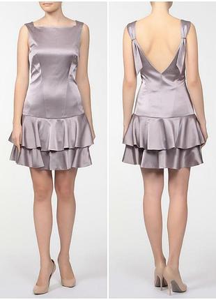 Скидка атласное изысканное платье от karen millen 44-46