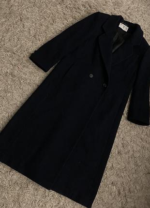 Двобортне жіноче пальто 100% вовна