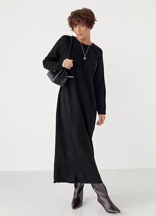 Трикотажна довга сукня вільного фасону