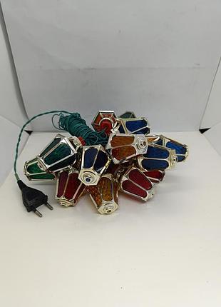 Советская электрическая гирлянда электрогирлянда фонарик ссср фонарики радуга